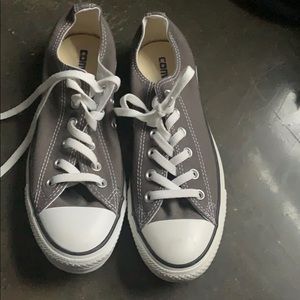 Grey low top chucks